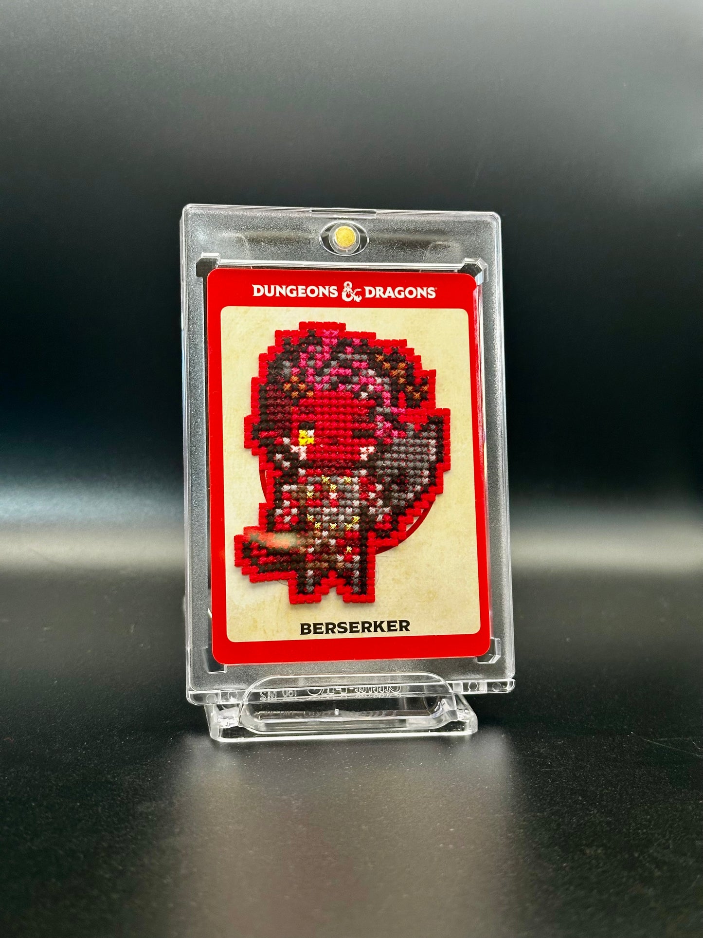 Cross Stitched Custom Cards - Dungeons and Dragons
