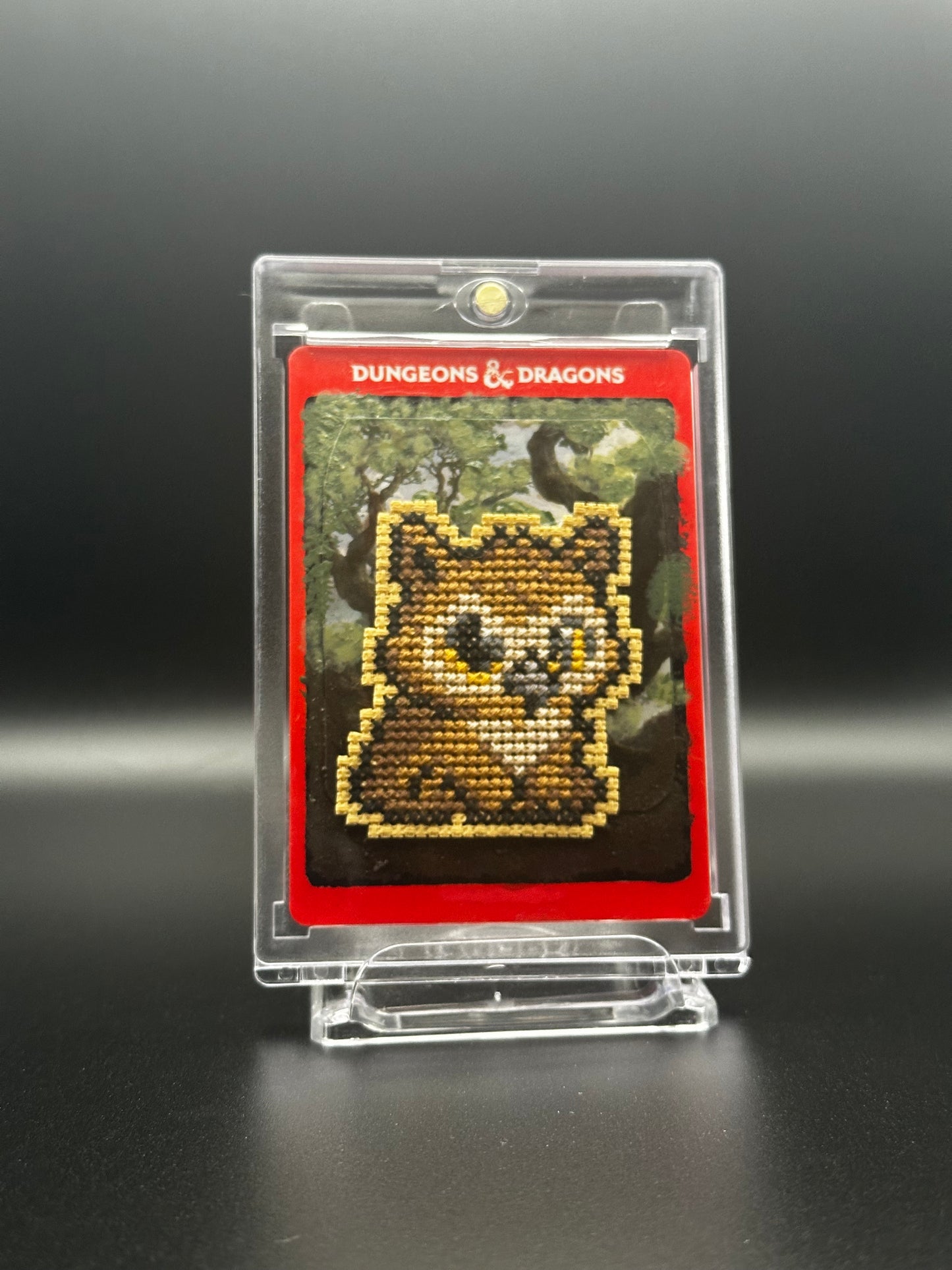 Cross Stitched Custom Cards - Dungeons and Dragons