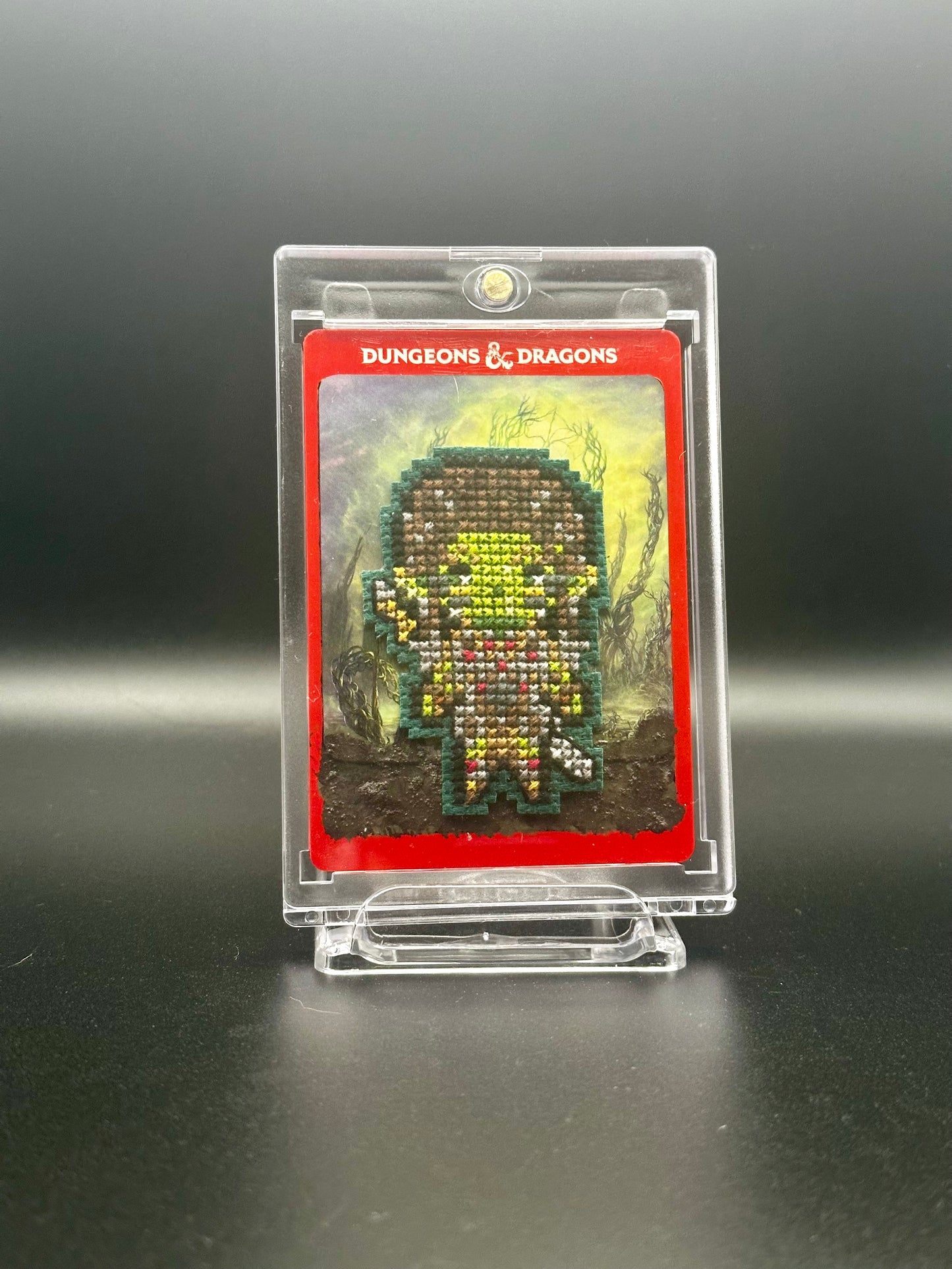 Cross Stitched Custom Cards - Dungeons and Dragons