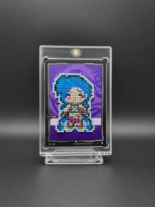 Cross Stitched Custom Cards - Arcane (League of Legends)